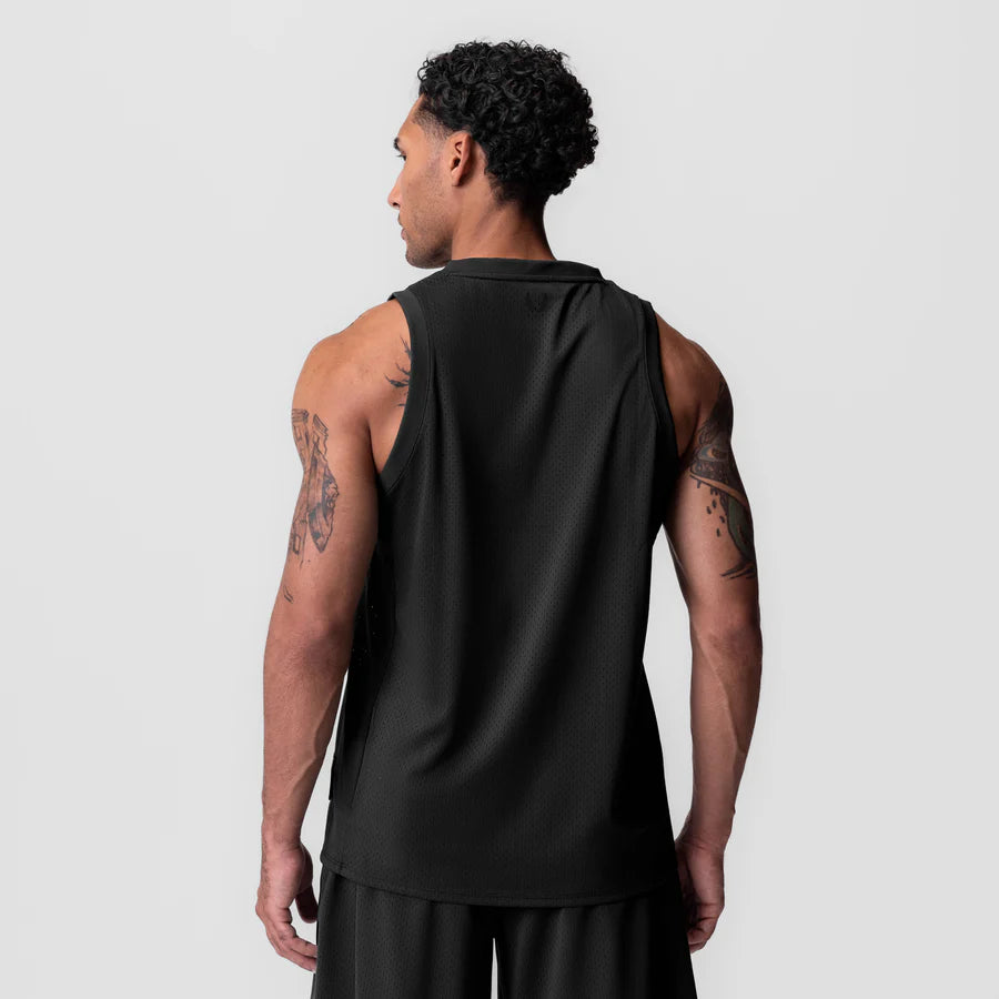 ASRV Ion-Mesh Basketball Jersey - Black