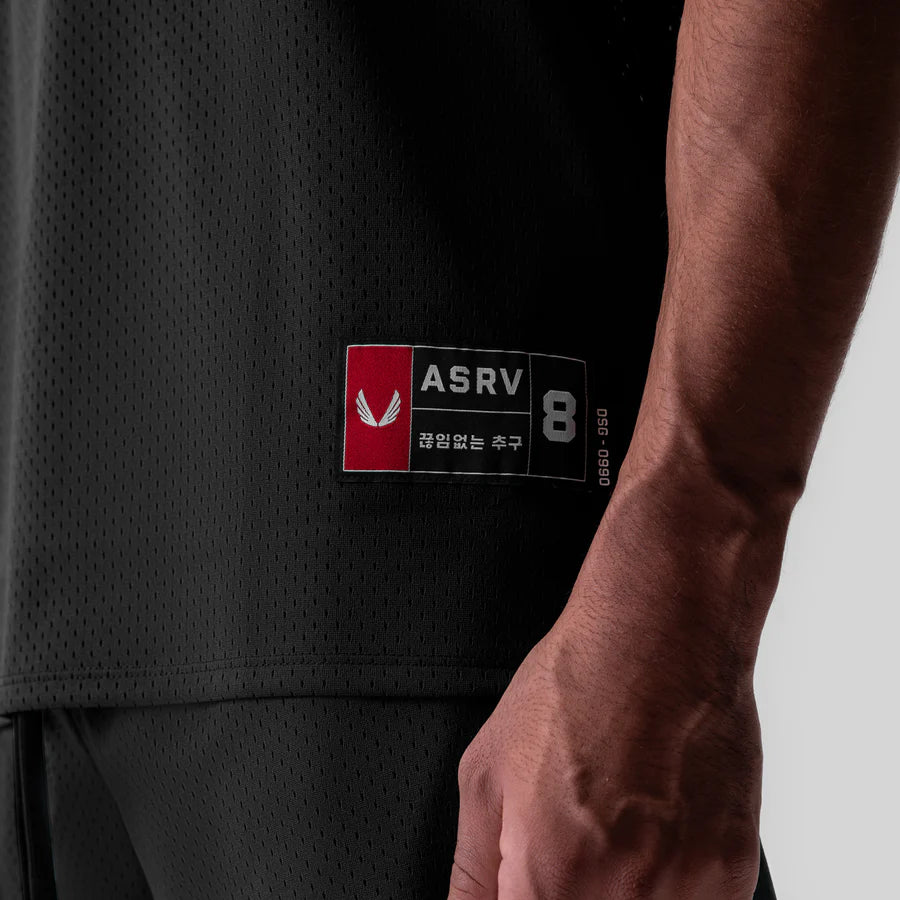 ASRV Ion-Mesh Basketball Jersey - Black