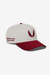 ASRV New Era 9Forty® A-Frame Cap - Stone/Crimson Two Tone