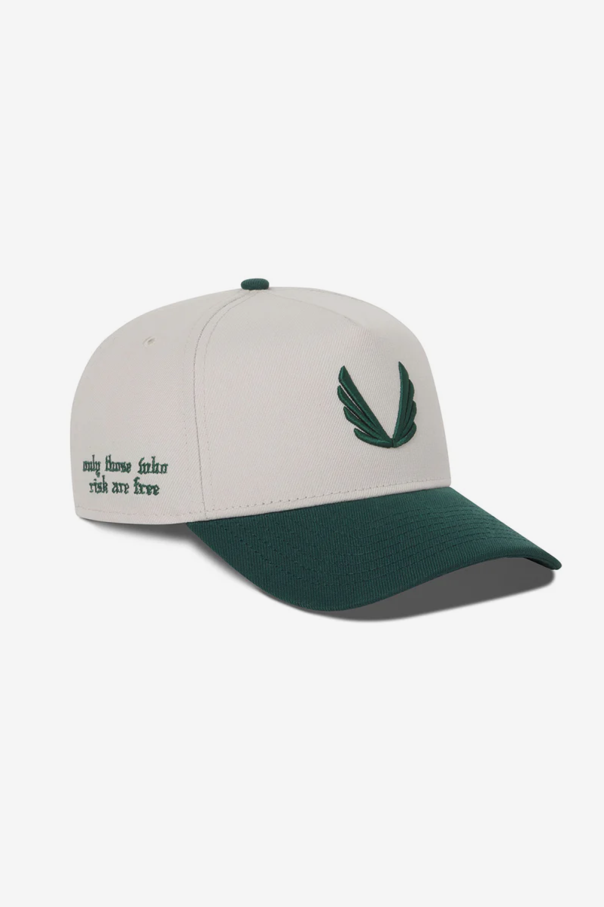 ASRV New Era 9Forty® A-Frame Cap - Stone/Forest Green Two Tone