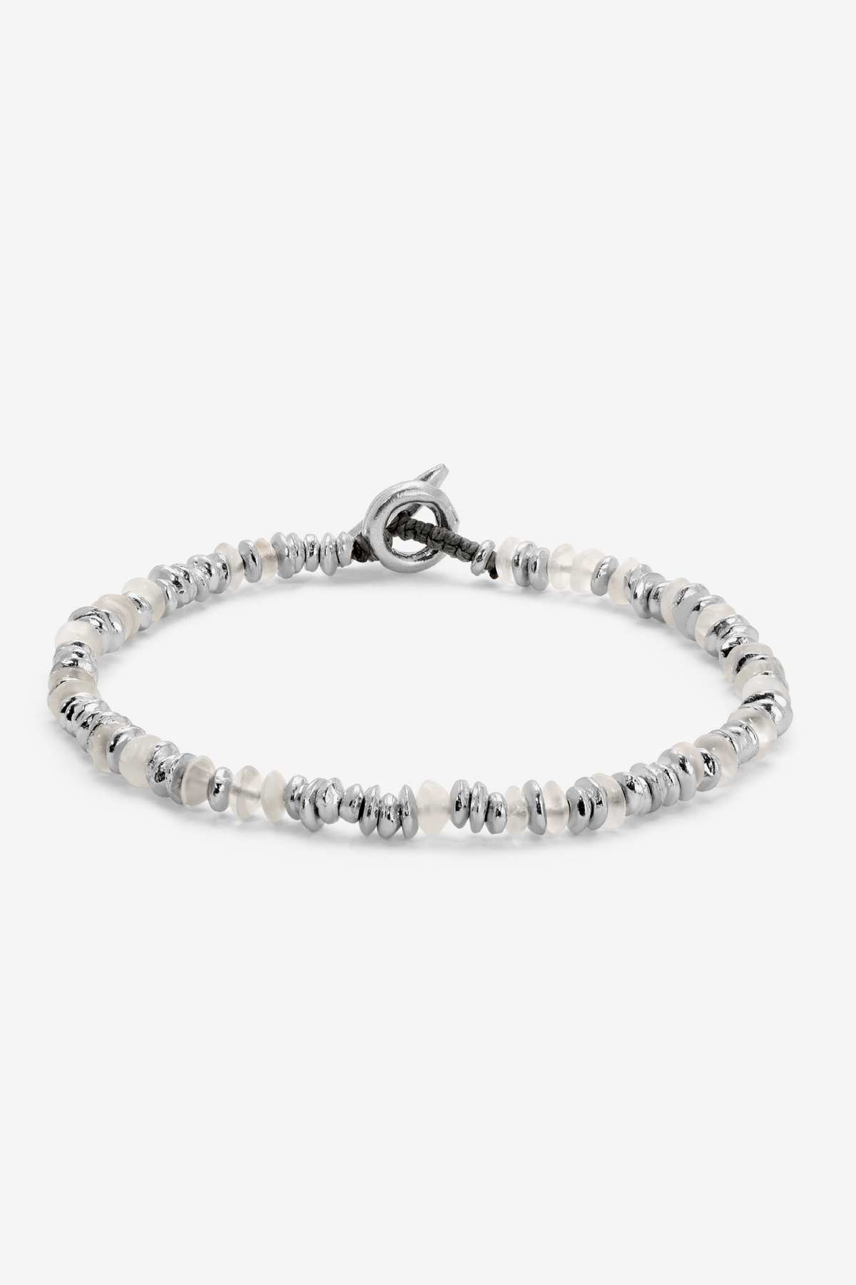 M.Cohen by MAOR Pilla Bracelet - Smokey Quartz/Silver