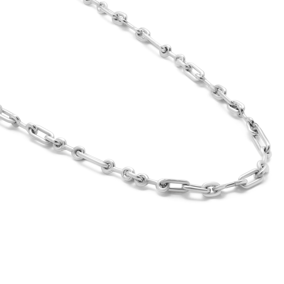 M.Cohen by MAOR Pelham Small Link Necklace - Silver