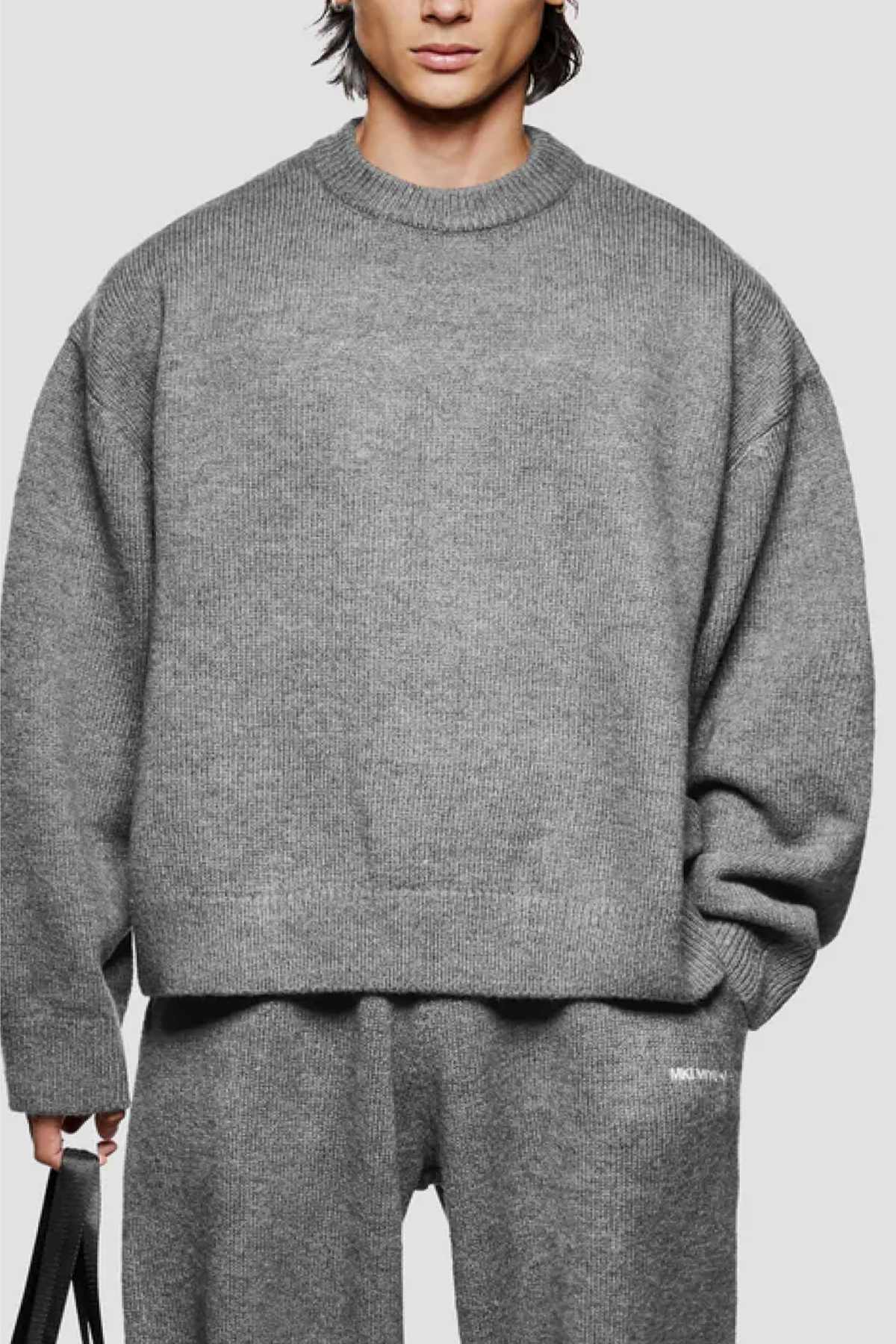 MKI Miyuki Zoku Mohair Blend Crewneck Sweater - Brown