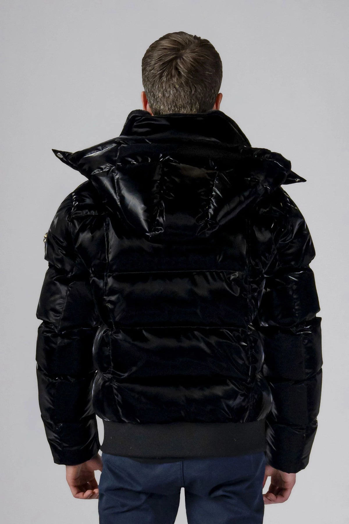 Woodpecker Mens Eco Bomber Woody - All Wet Black