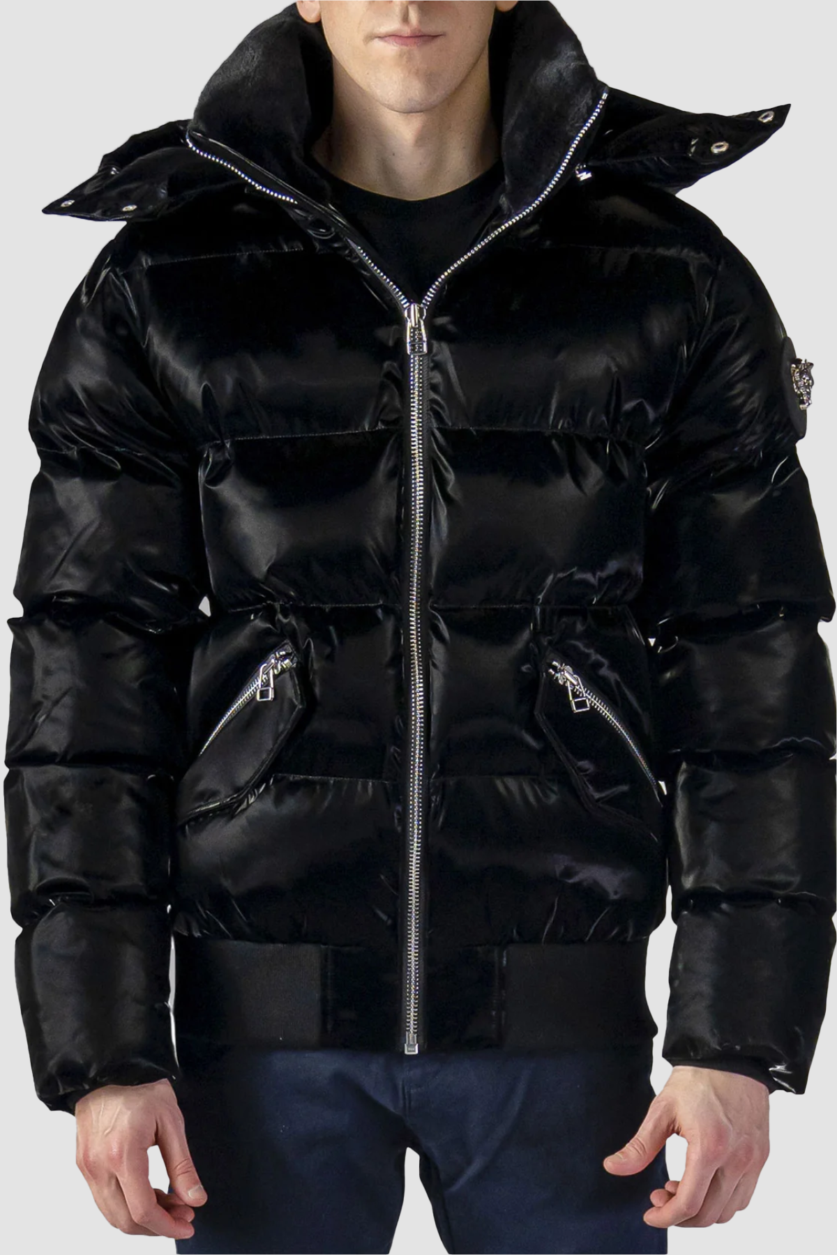 Woodpecker Mens Eco Bomber Woody All Wet Black