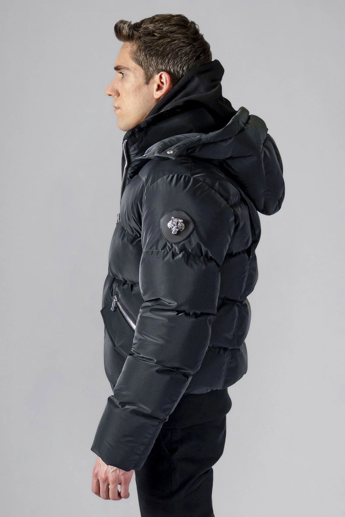 Woodpecker Mens Eco Bomber Woody - Black Diamond