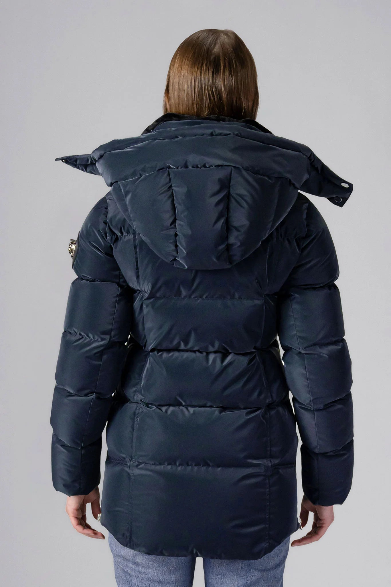 Woodpecker Womens Eco *Parka Bumnester Blue Diamond