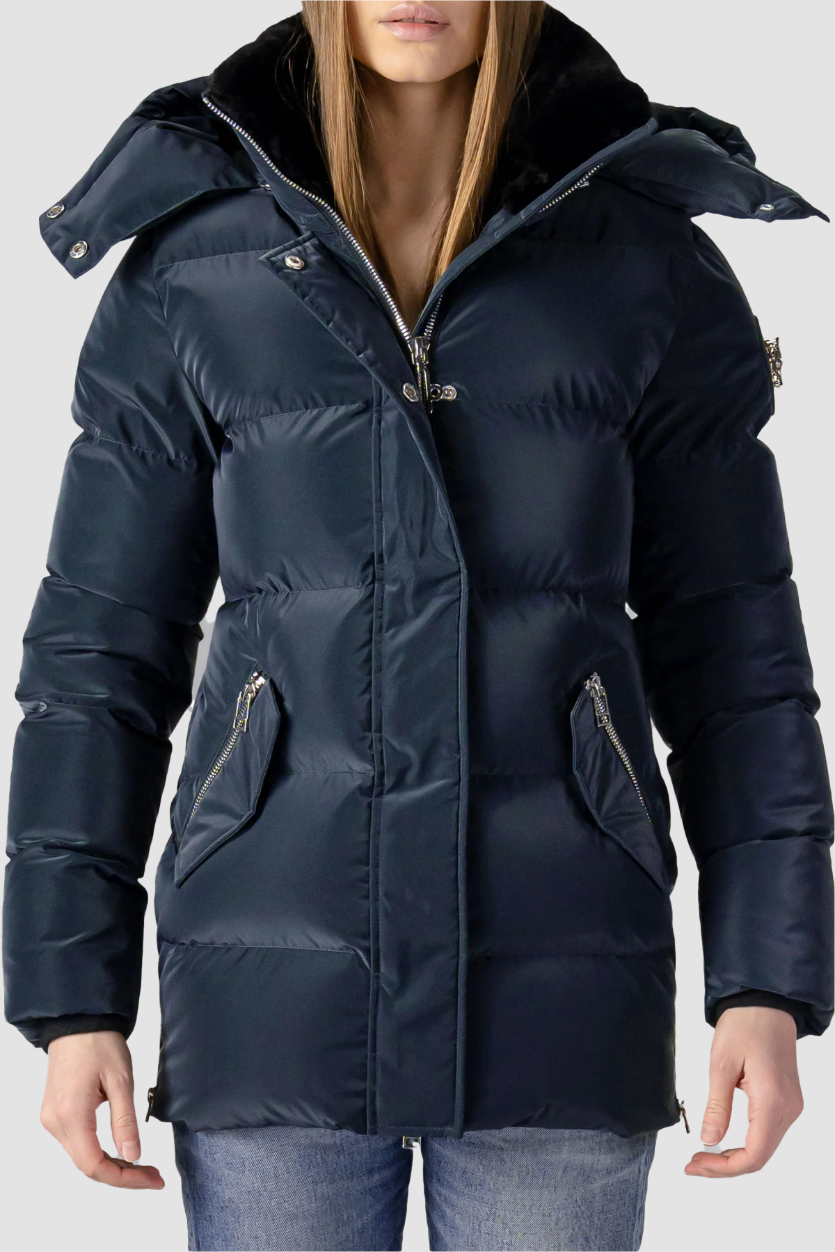 Woodpecker Womens Eco *Parka Bumnester - Blue Diamond