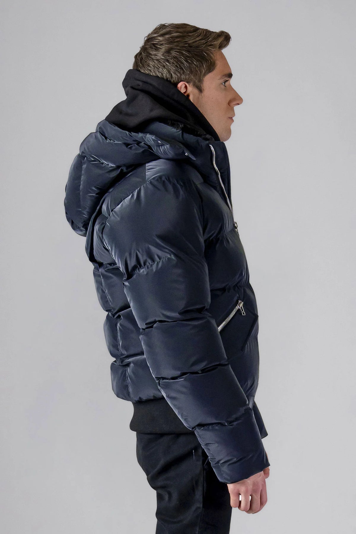 Woodpecker Mens Eco Bomber Woody - Blue Diamond