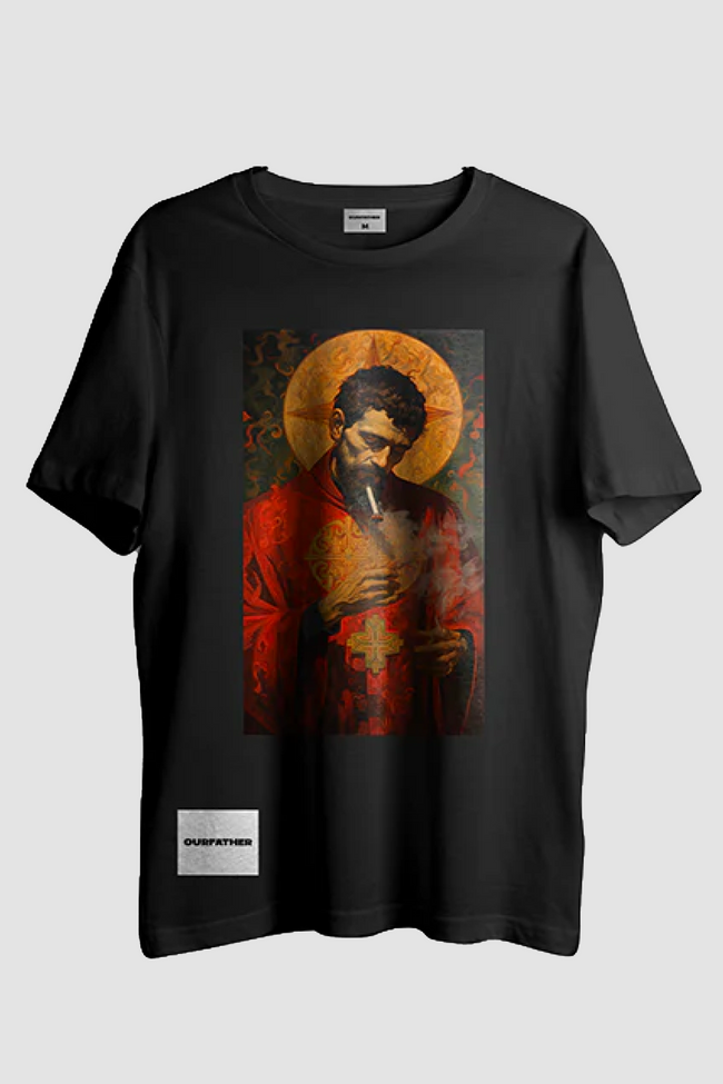 Our Father Unorthodox Smoker Tee - Black