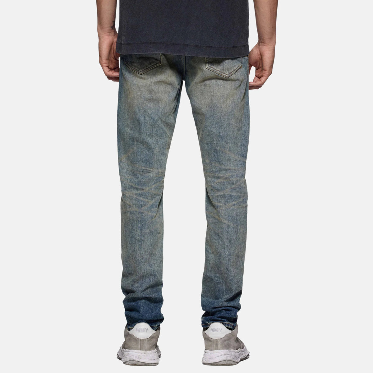 Purple Brand P001 Camden Shadow Jeans - Mid Indigo