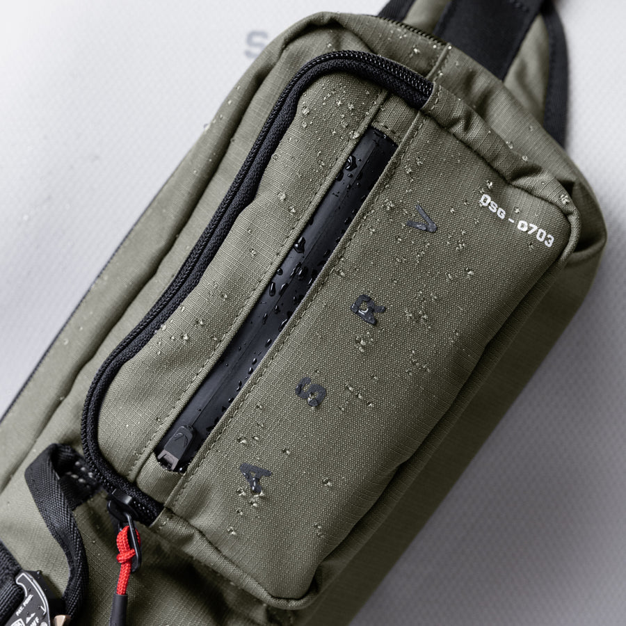 ASRV Cordura® Tech Crossbody Pack Bag - Olive