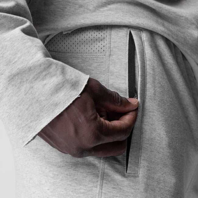 ASRV Micro Terry Joggers - Heather Grey