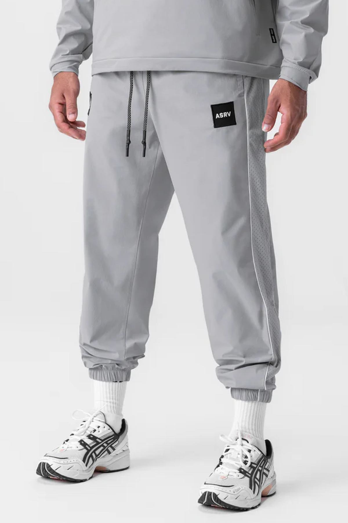 ASRV Ripstop Oversized Track Pant - Slate Grey