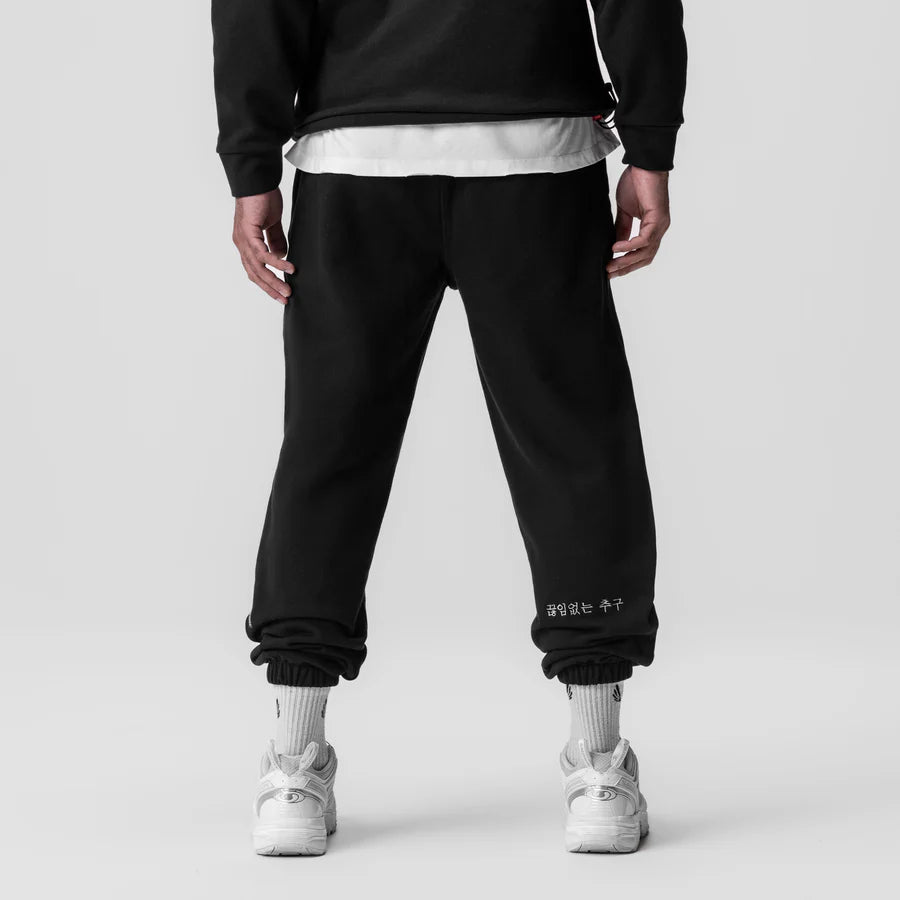 ASRV Oversized Tech-Terry™ Emblem Sweatpants - Black