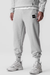 ASRV Oversized Tech-Terry™ Patch Sweatpants - Heather Grey