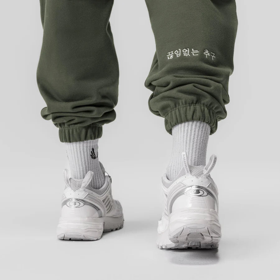 ASRV Oversized Tech-Terry™ Emblem Sweatpants - Olive