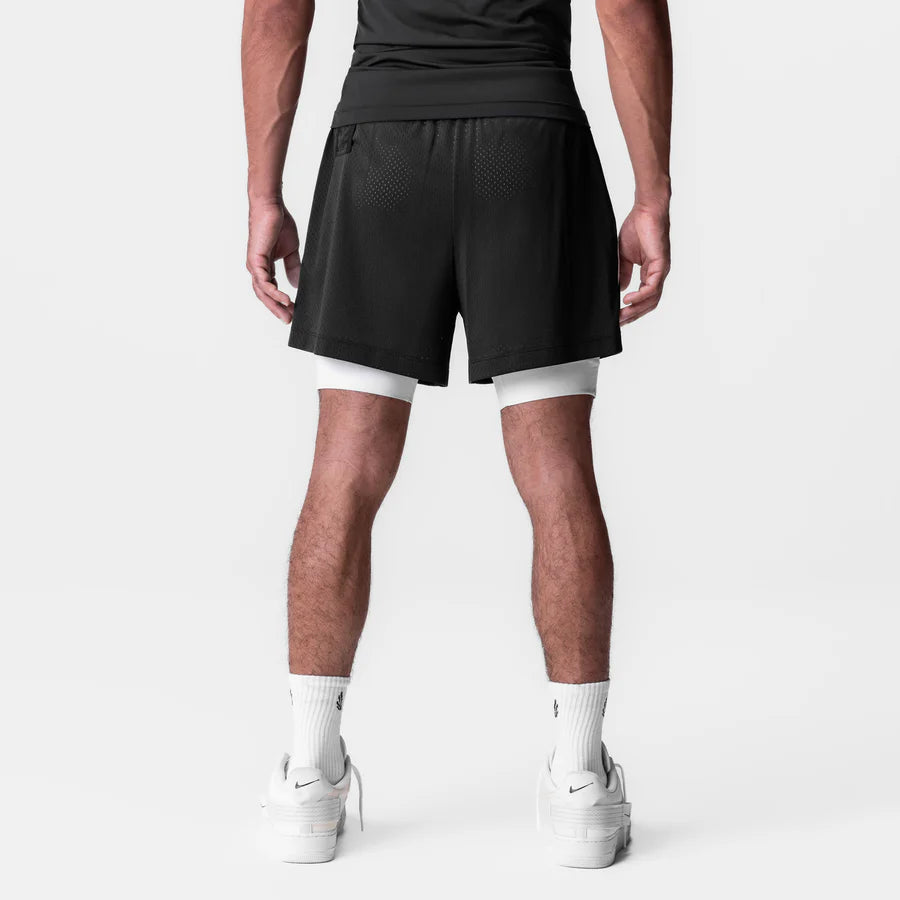 ASRV Ion-Mesh 5&quot; Liner Shorts - Black