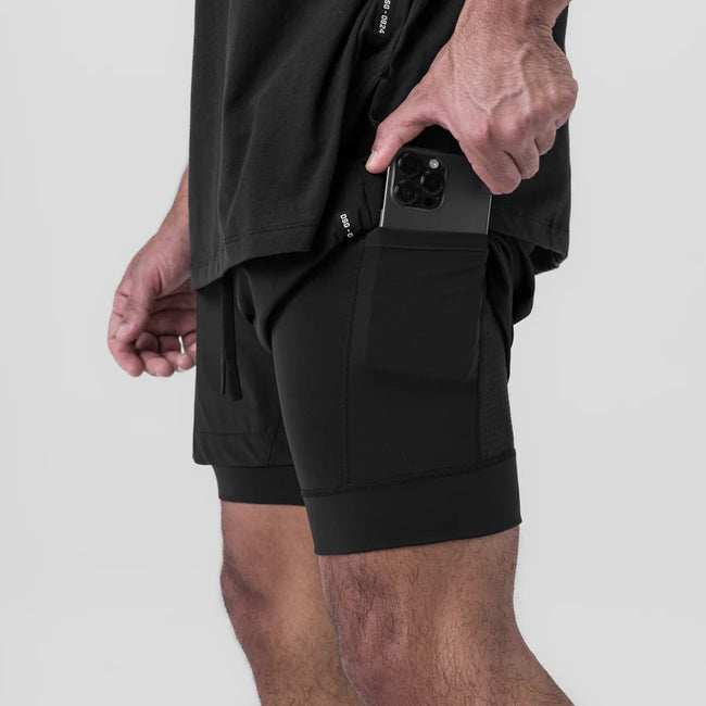 ASRV TETRA-LITE® 5" Liner Wings Shorts - Black