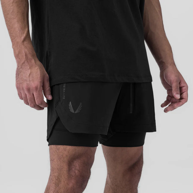 ASRV TETRA-LITE® 5" Liner Wings Shorts - Black