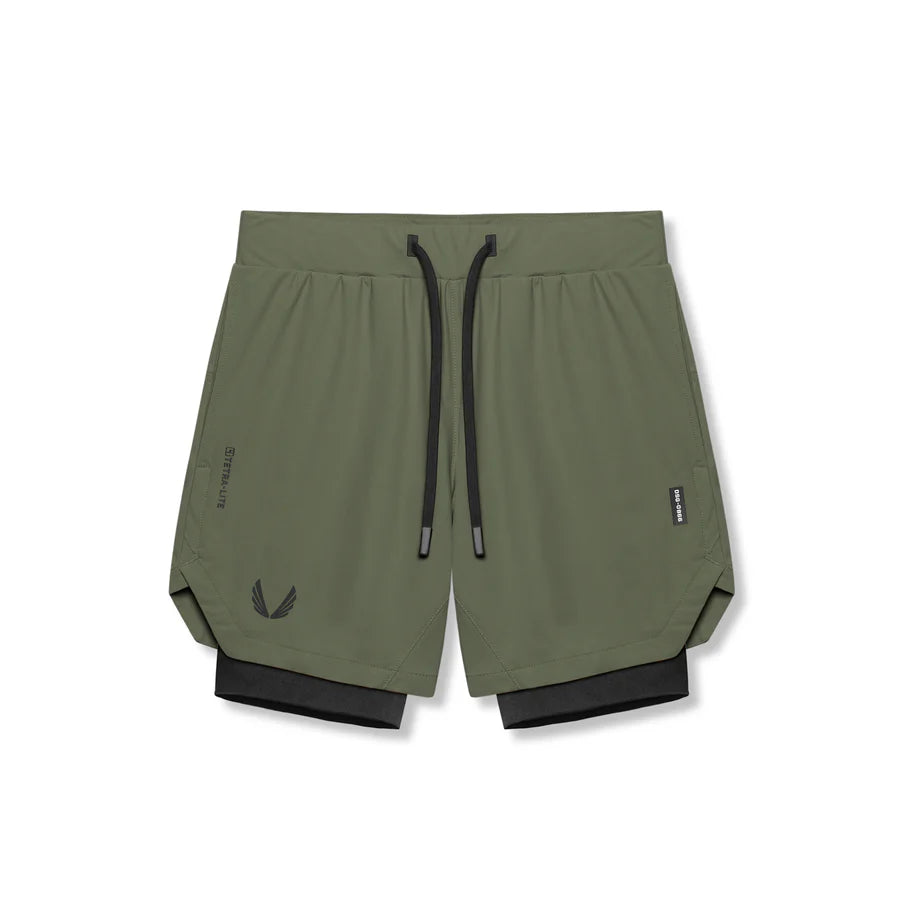 ASRV TETRA-LITE® 7&quot; Liner Wings Shorts - Olive