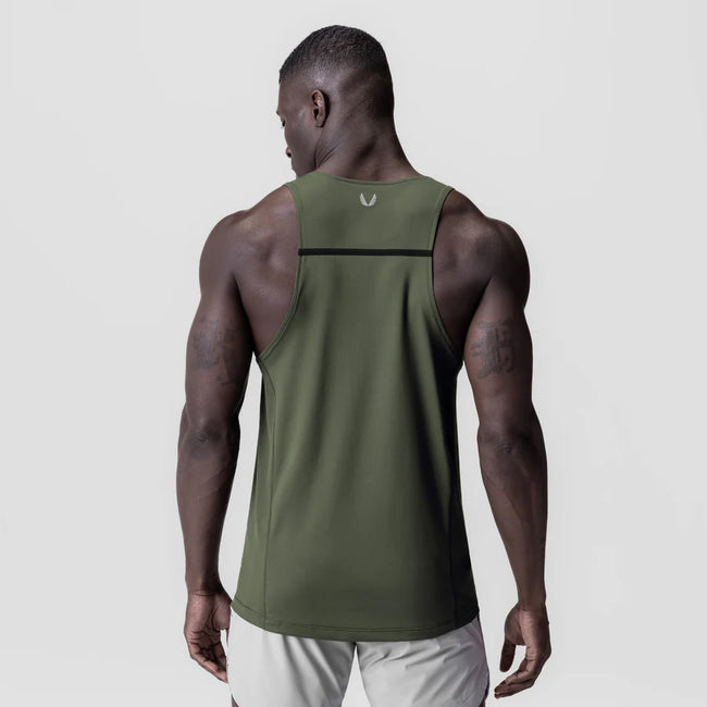 ASRV 3D-Lite® 2.0 Lycra® Singlet Tank - Olive