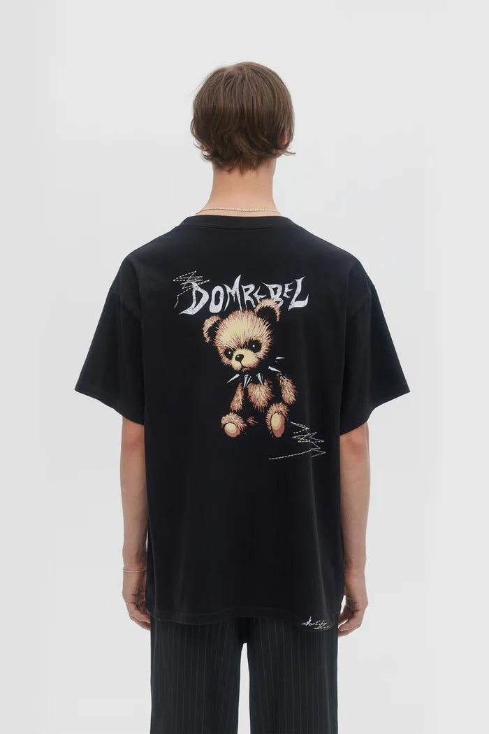 DOMREBEL Collarbear Tee - Black