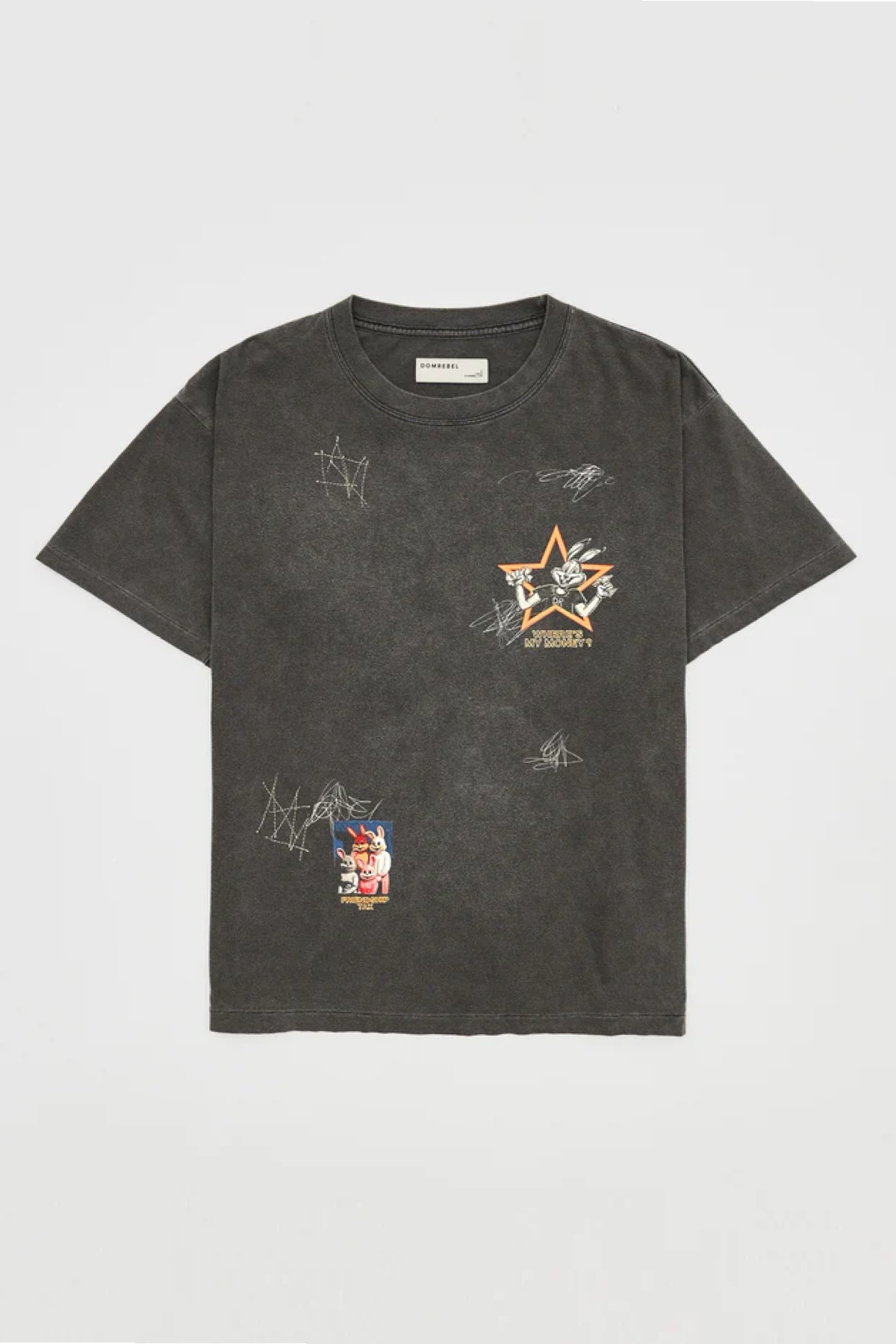 DOMREBEL Bunstar Tee - Faded Black