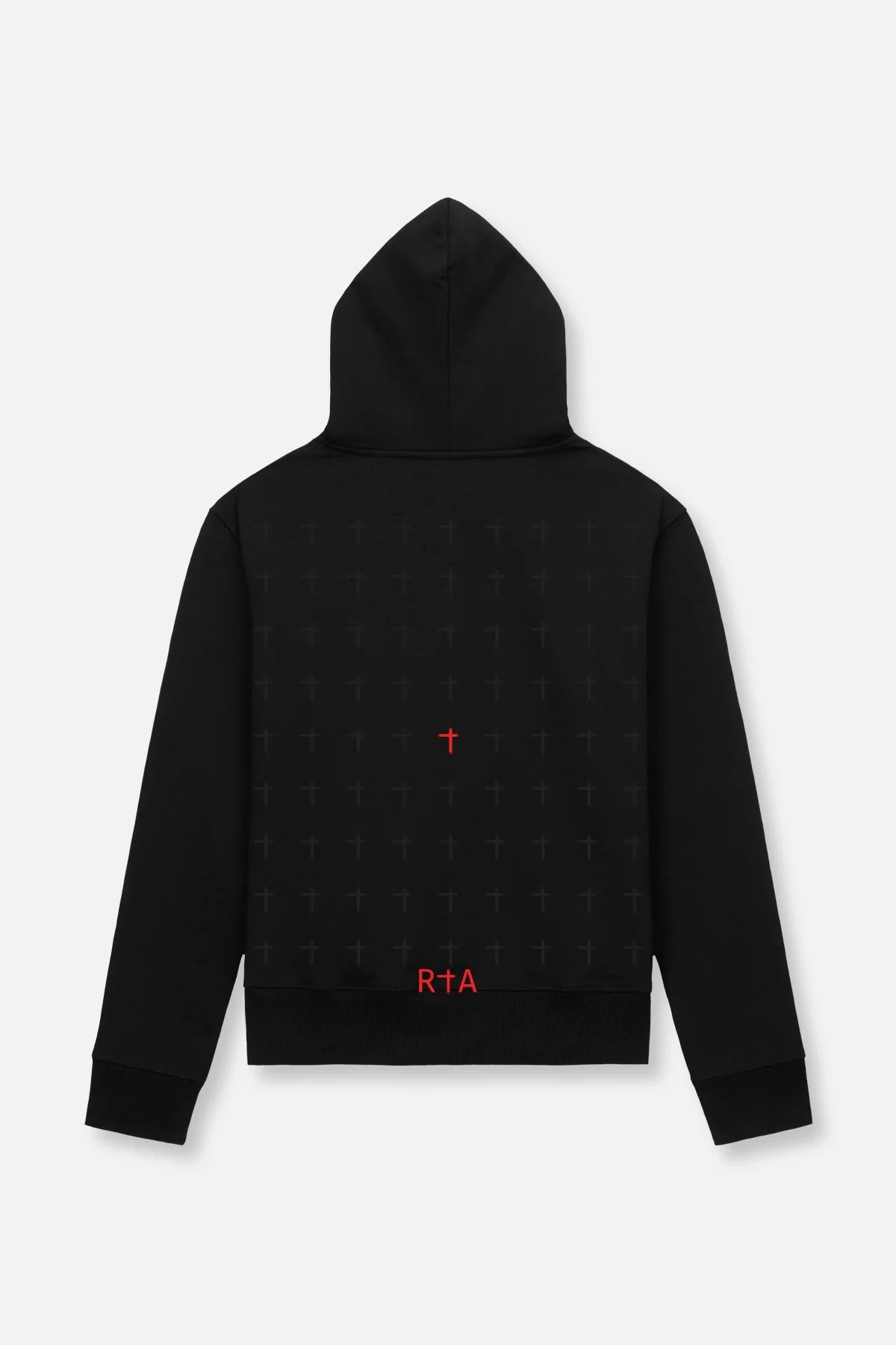 RTA Dion RIP Cross Hoodie - Black