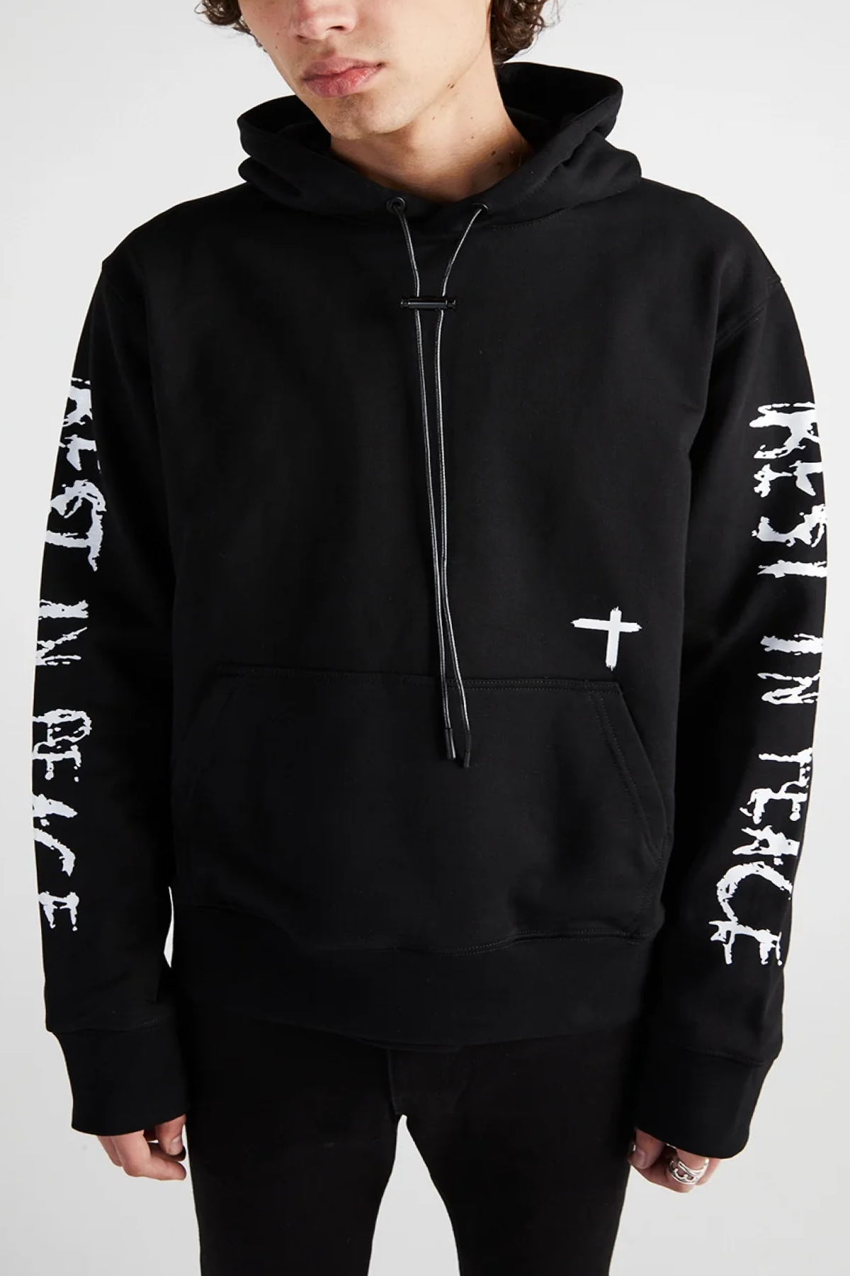 RTA Dion Rest in Peace Hoodie - Black