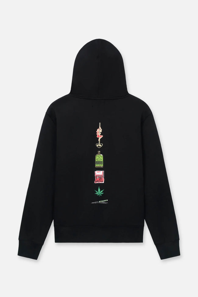 RTA Dion Contraband Hoodie - Black