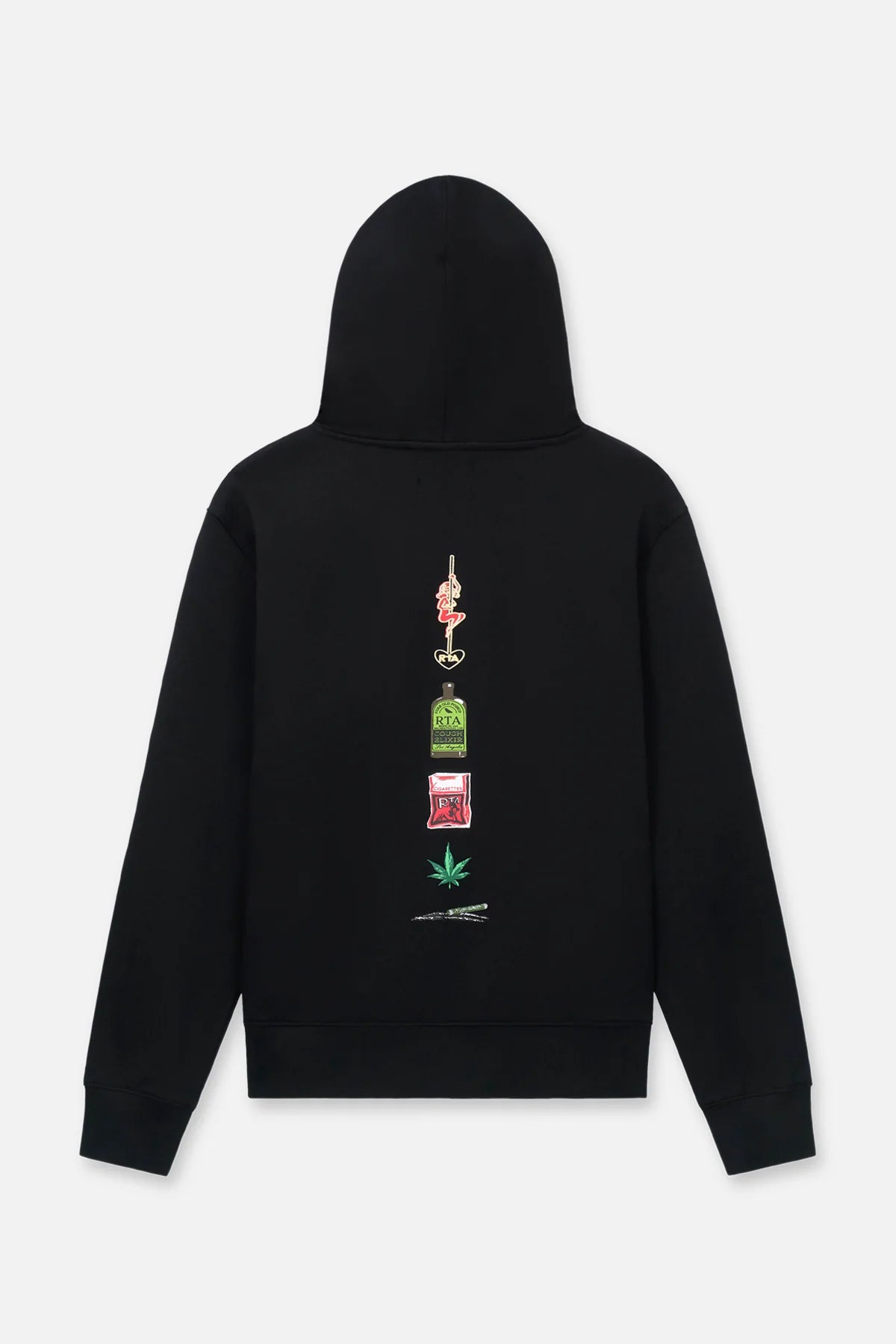 RTA Dion Contraband Hoodie - Black