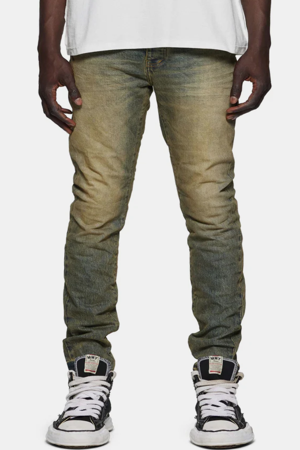 Purple Brand P001 Sand Dune Cross Jeans - Dark Indigo