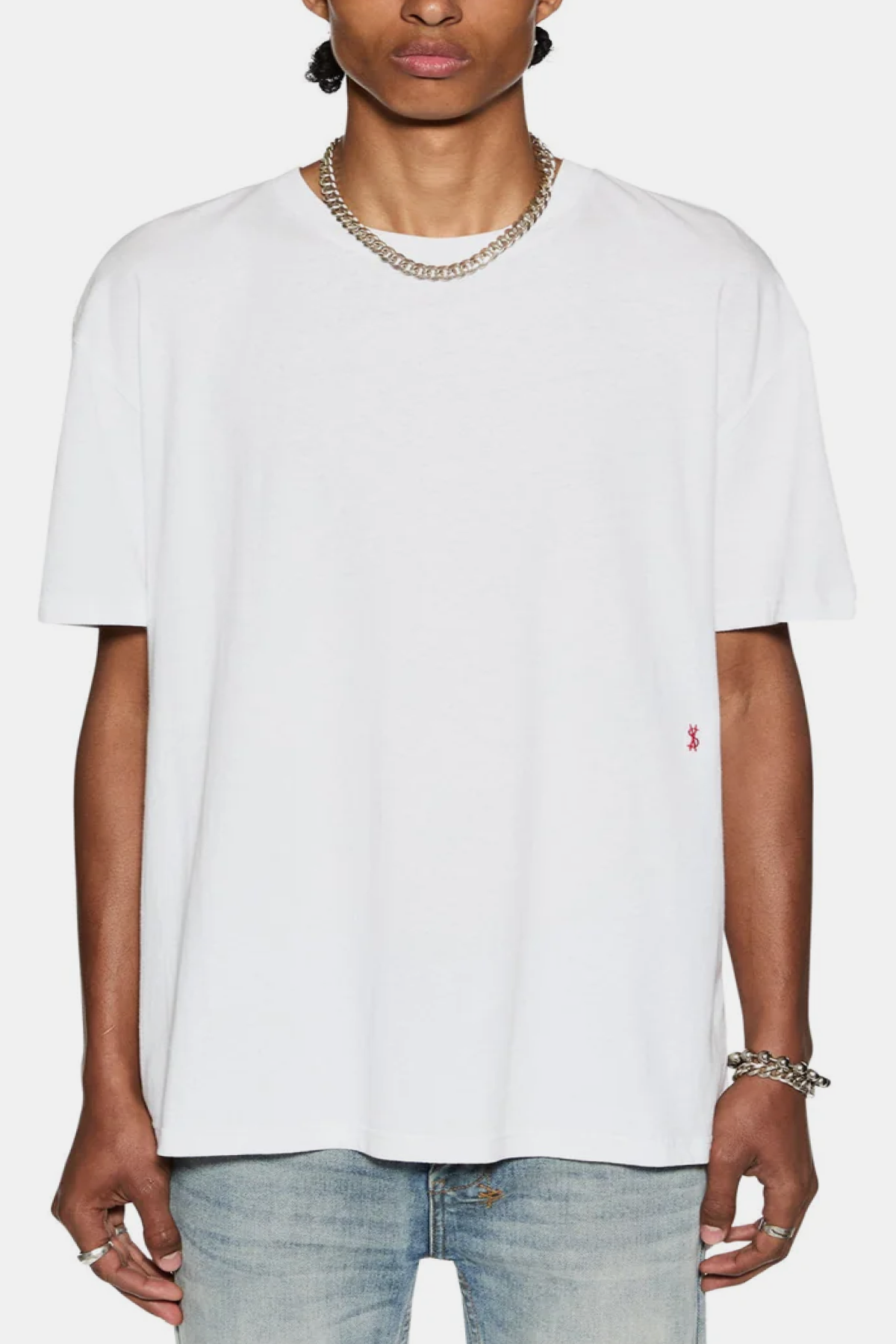 Ksubi 4x4 Biggie SS Tee - White/Red