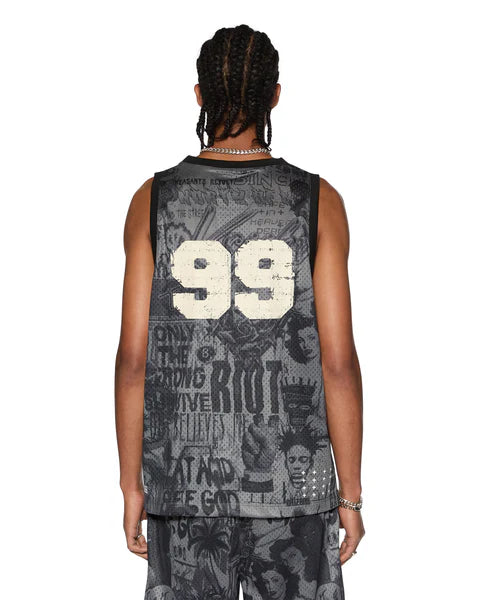 Ksubi Sketch Pick Up Singlet - Black