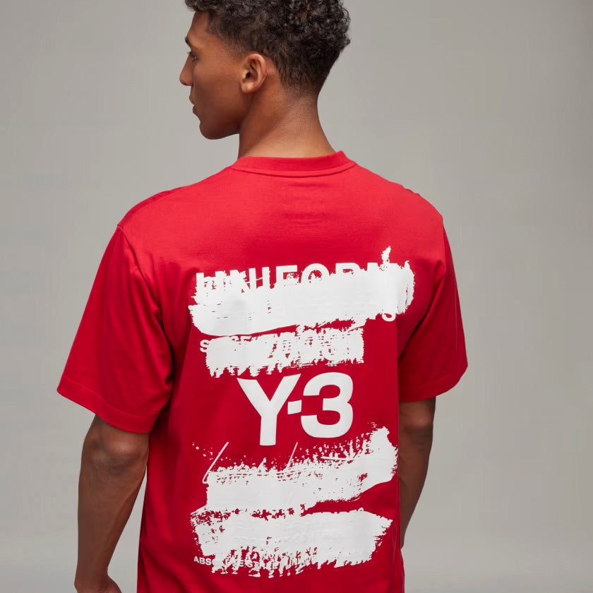 Y-3 Graphic S/S Tee - Red - Due West
