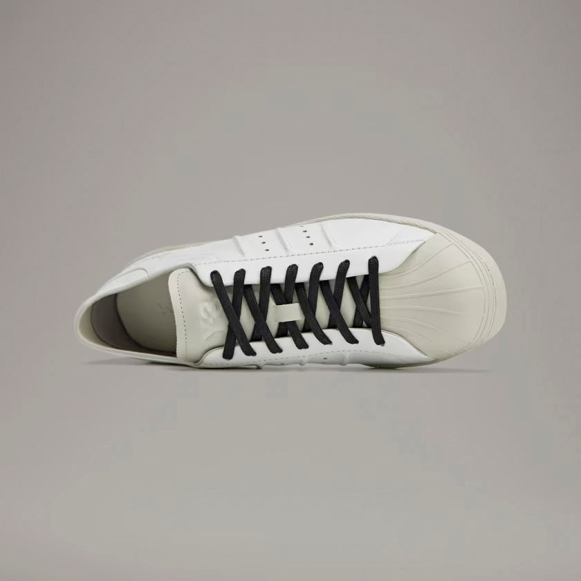 Y-3 Superstar Sneakers - Core White/Talc/Black - Due West