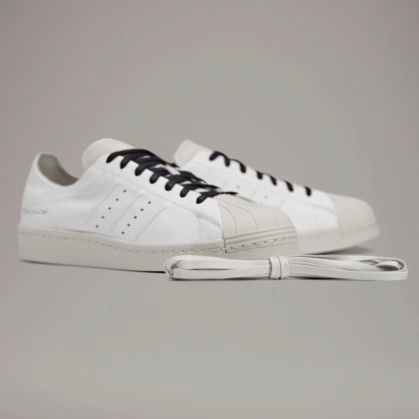 Y-3 Superstar Sneakers - Core White/Talc/Black - Due West