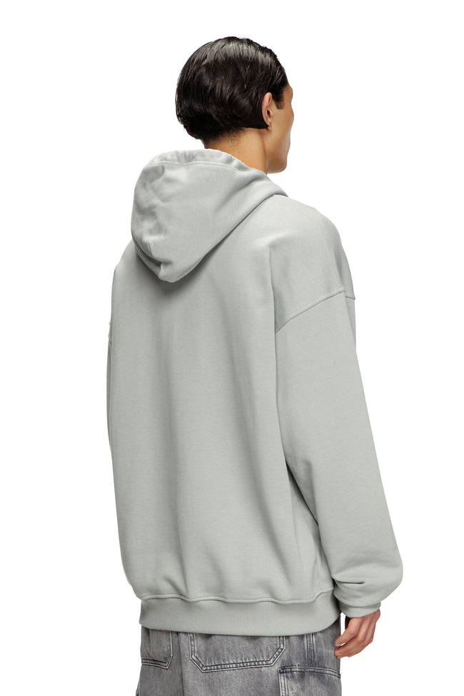 DIESEL S-ummer-Bigoval Hoodie - Grey