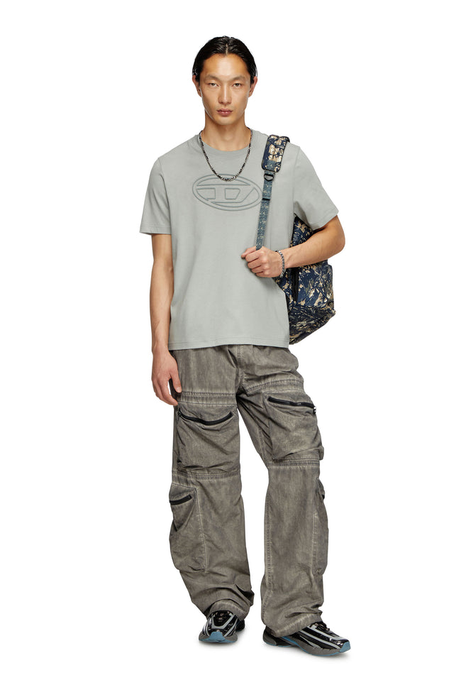 DIESEL T-Adjust-Bigoval Tee - Grey