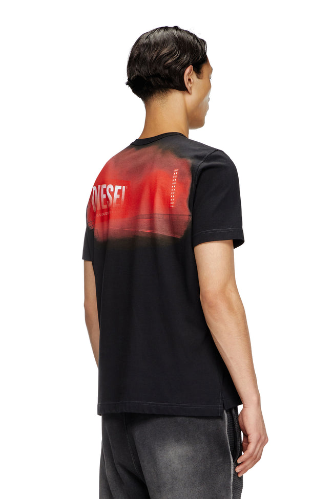 DIESEL T-Adjust-Slits-R13 Tee - Black