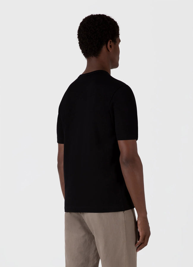 Sunspel Regular Fit Jersey T-Shirt - Black