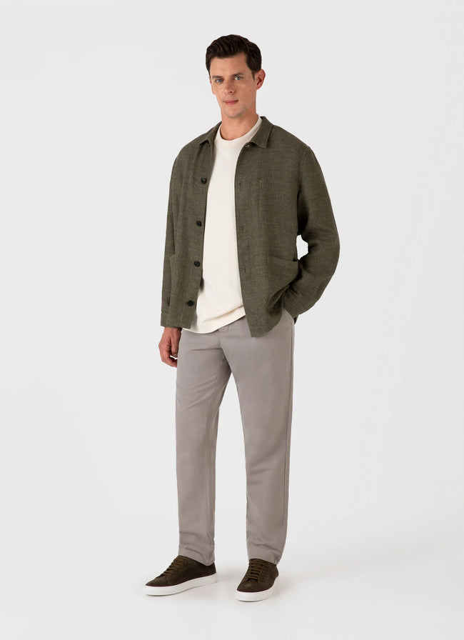 Sunspel Oversized Heavyweight T-Shirt - Beige