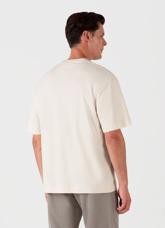 Sunspel Oversized Heavyweight T-Shirt - Beige
