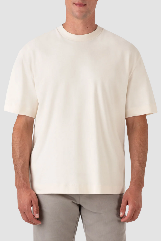 Sunspel Oversized Heavyweight T-Shirt - Beige