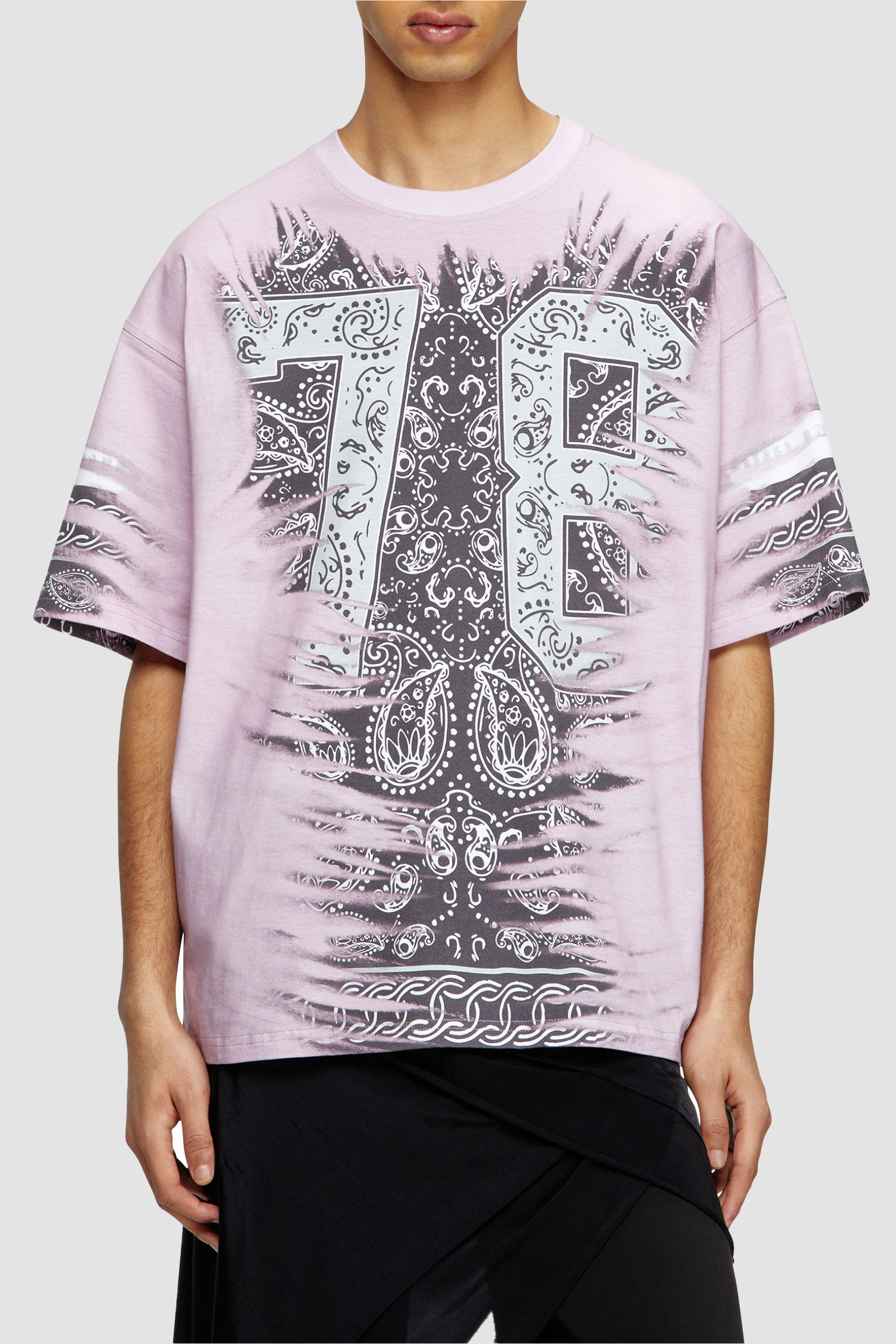 DIESEL T-Boxt-78-R1 Tee - Pink - Due West DIESEL T-Boxt-78-R1 Tee - Pink - Due West