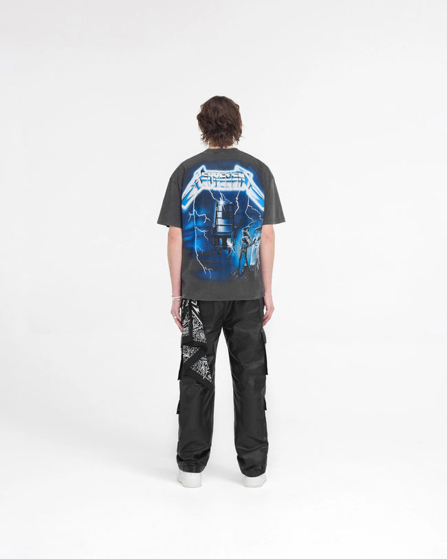 Represent x Metallica Ride The Lightning Tee - Vintage Grey
