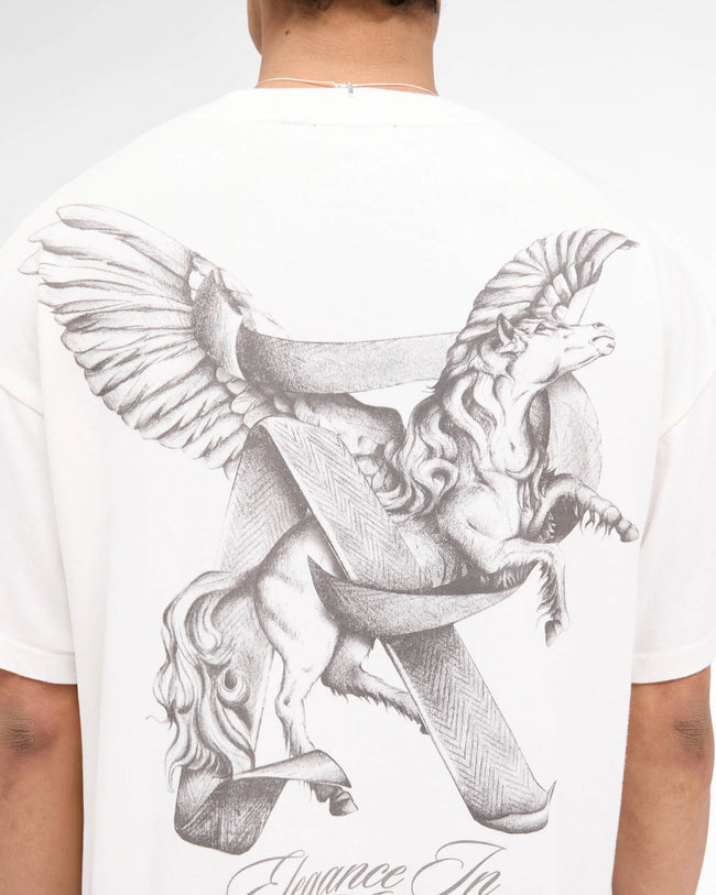 Represent Elegance in Motion Tee - Flat White