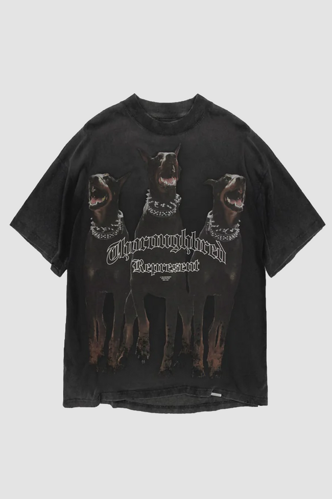 Represent Thoroughbred Tee - Vintage Black