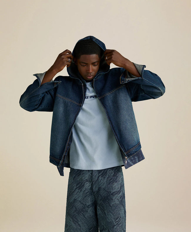 Daily Paper Dotted Type Tee - Light Blue